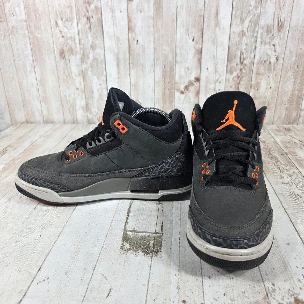 Jordan 3 Retro Fear Pack Night Stadium‎ Total Orange CT8532-080 Mens 7.5
